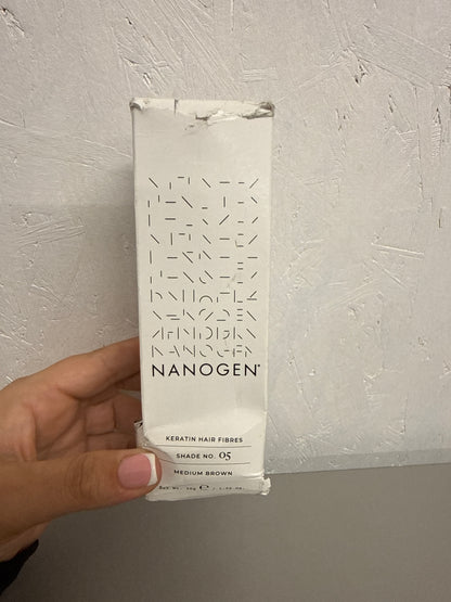 Nanogen Hair Fibres, 30 g - Shade: No.05 Medium Brown