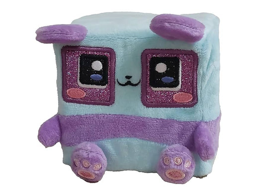 Cubeez Plush Panda 10cm – Stackable Squishy Memory Foam Soft Toy, Fun Collectible with Quirky Characters, Collect All 12 for Stacks of Fun, 10x10x10cm