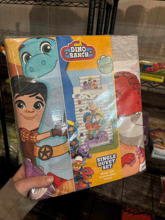 Dino Ranch Single Duvet Set