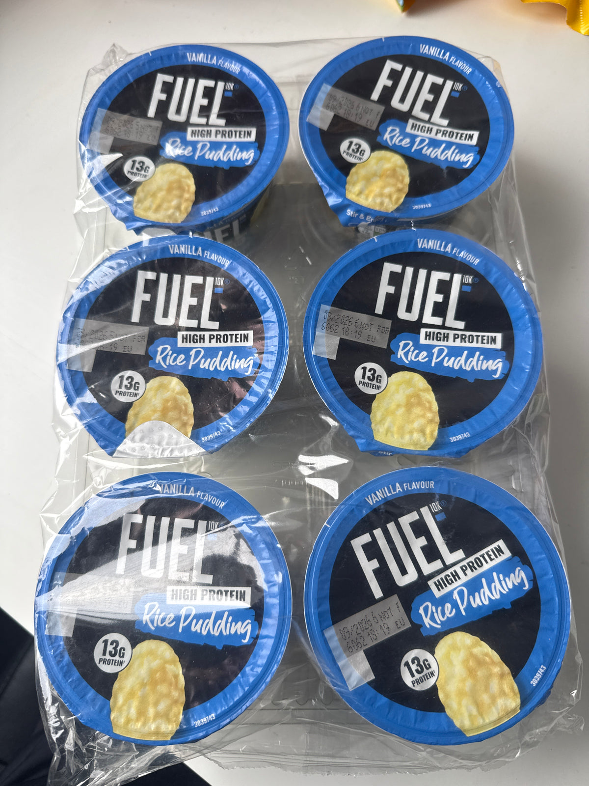 Fuel Rice Pudding - Vanilla Flavour (Pack of 6)