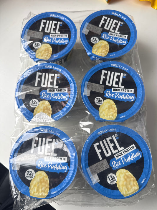 Fuel Rice Pudding - Vanilla Flavour (Pack of 6)