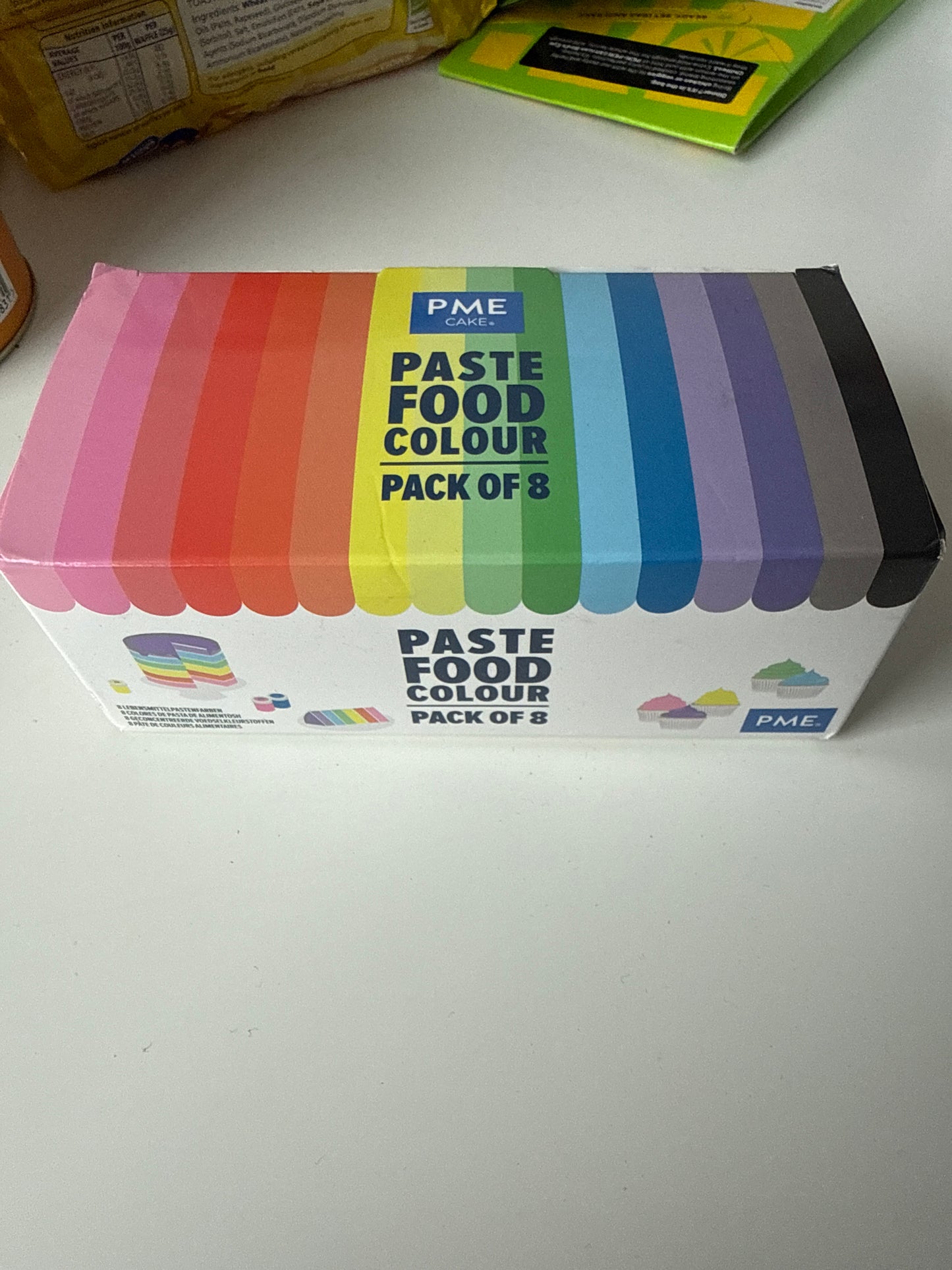 PME - Paste food colour pack of 8