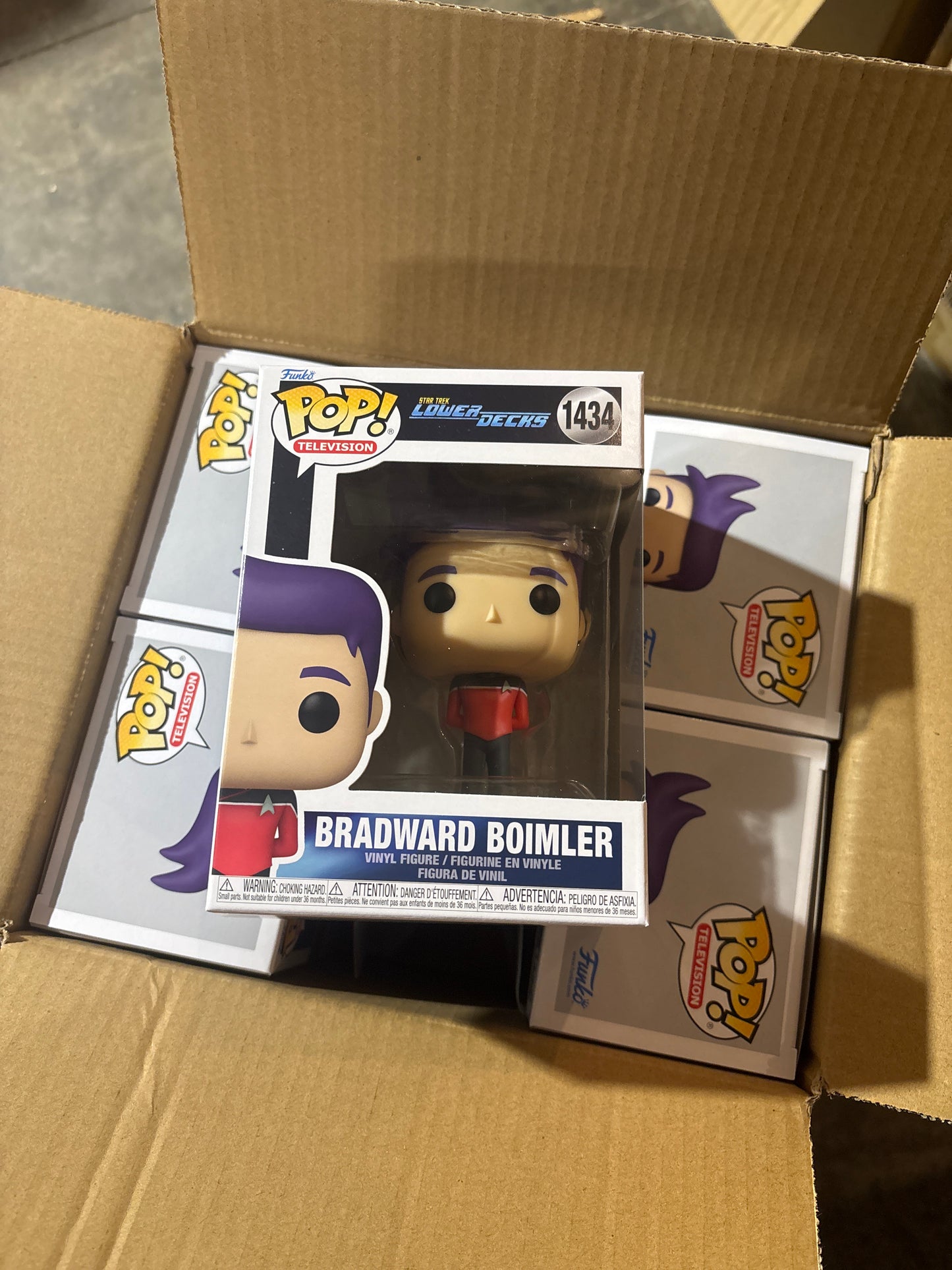 6 x Funko Pop! Lower decks Bradward Boimler