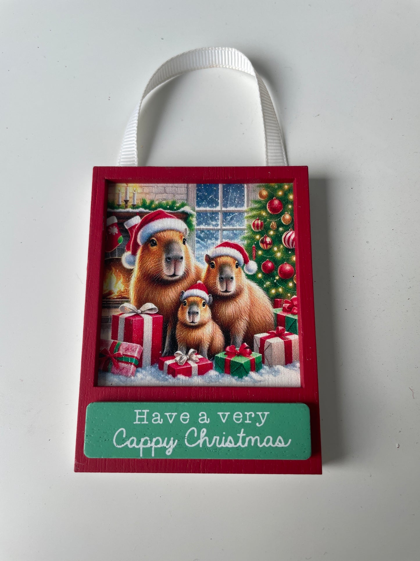 John Lewis Christmas capybara hanging bauble