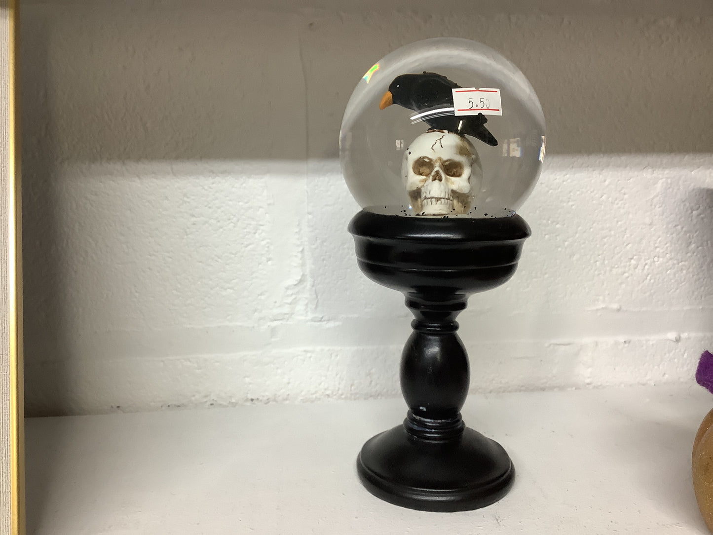 Skull snow globe