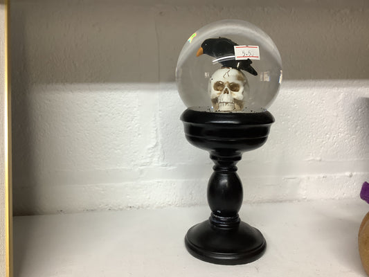 Skull snow globe
