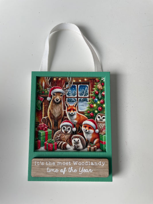 John Lewis Christmas woodland hanging bauble
