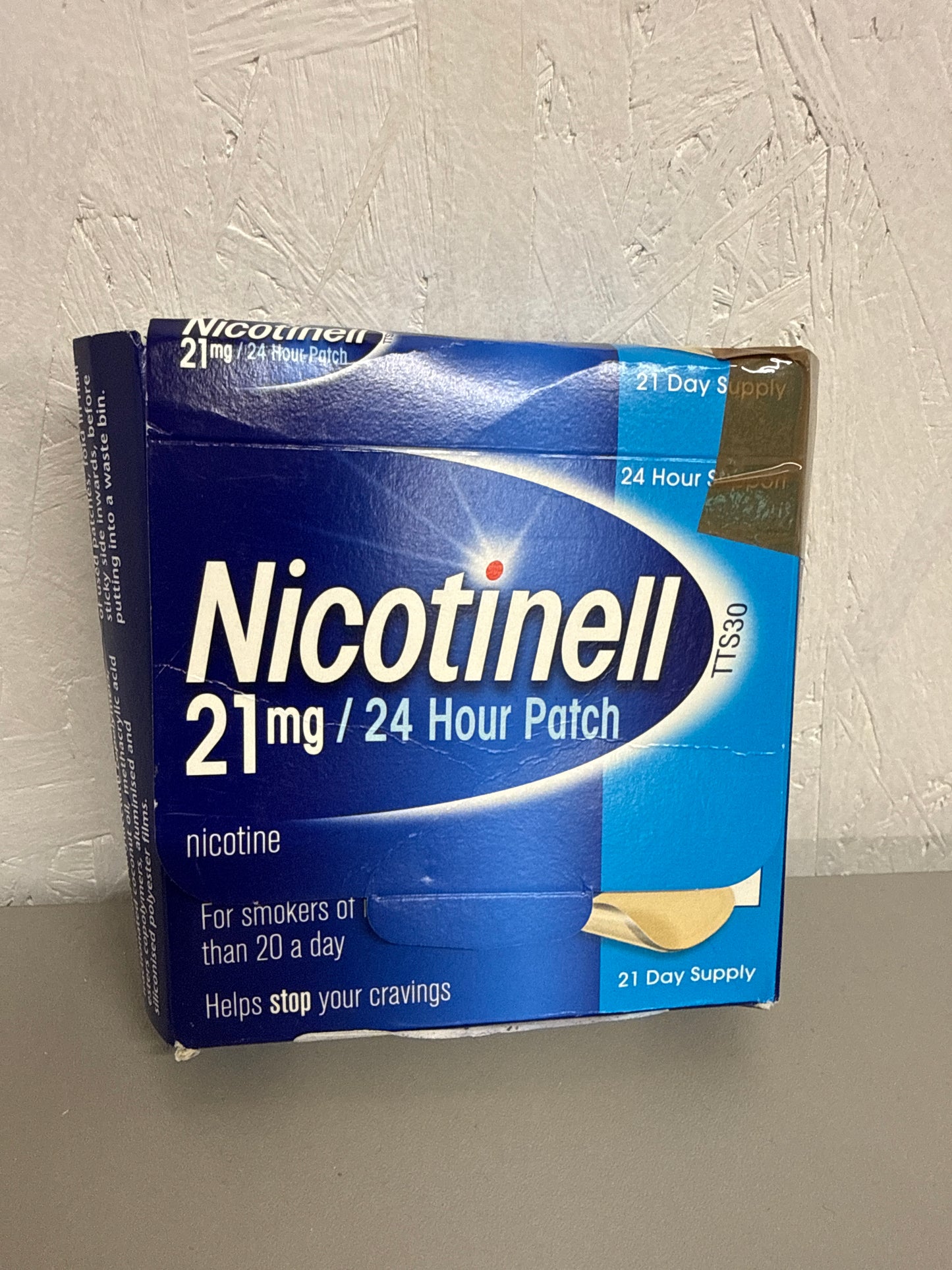 Nicotinell 24 Hour Nicotine Replacement Patches - TTS30 - 21 Day Supply
