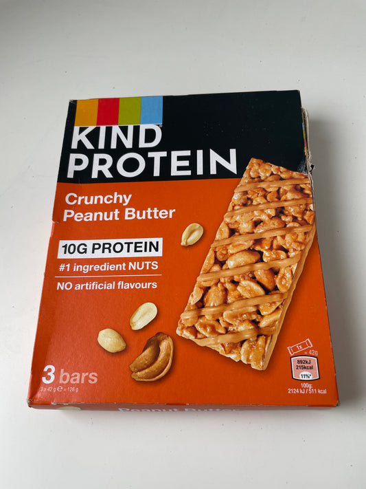 Kind protein - Crunchy peanut butter bars (3 bars per pack)