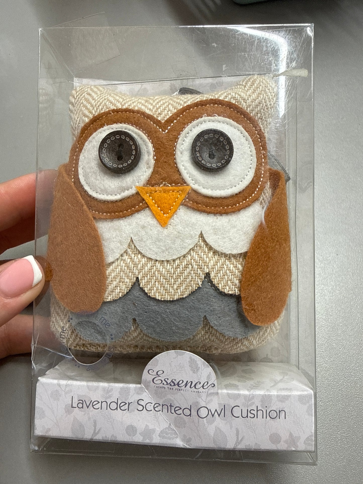 Essences Lavender Scented Owl Cushion
