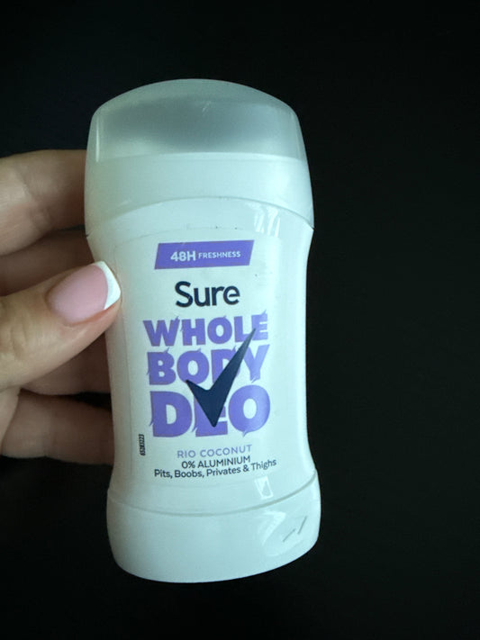 Sure Women Rio Coconut 48hr Whole Body Deodorant Stick 50ml