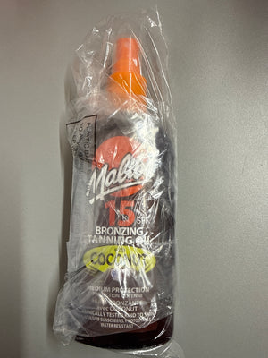 Malibu Sun SPF 15 Bronzing Tanning Oil Spray with Coconut Oil - 200ml