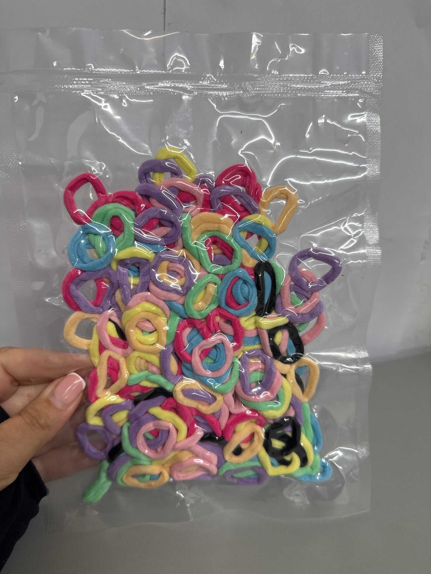 200pcs cotton hair bands for kids