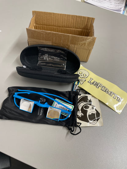 LePirate Belay Climbing Glasses Model 2 - Blue