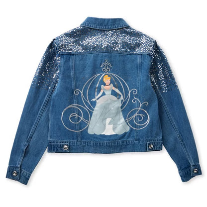 Disney Store Denim Cinderella 75th Jacket - Small