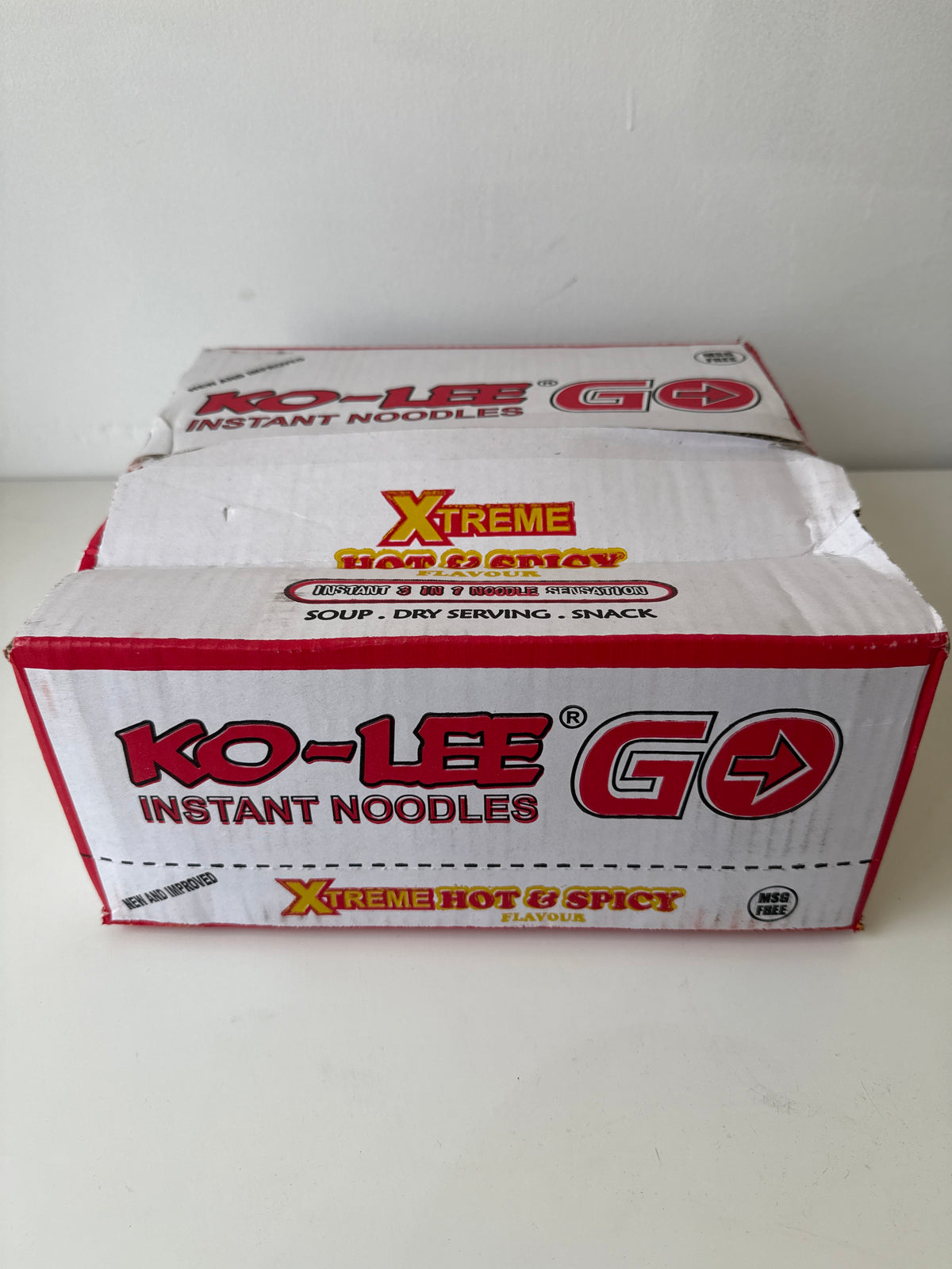 Ko-Lee Instant Noodles - Xtreme Hot & Spicy (24x85g Packets)