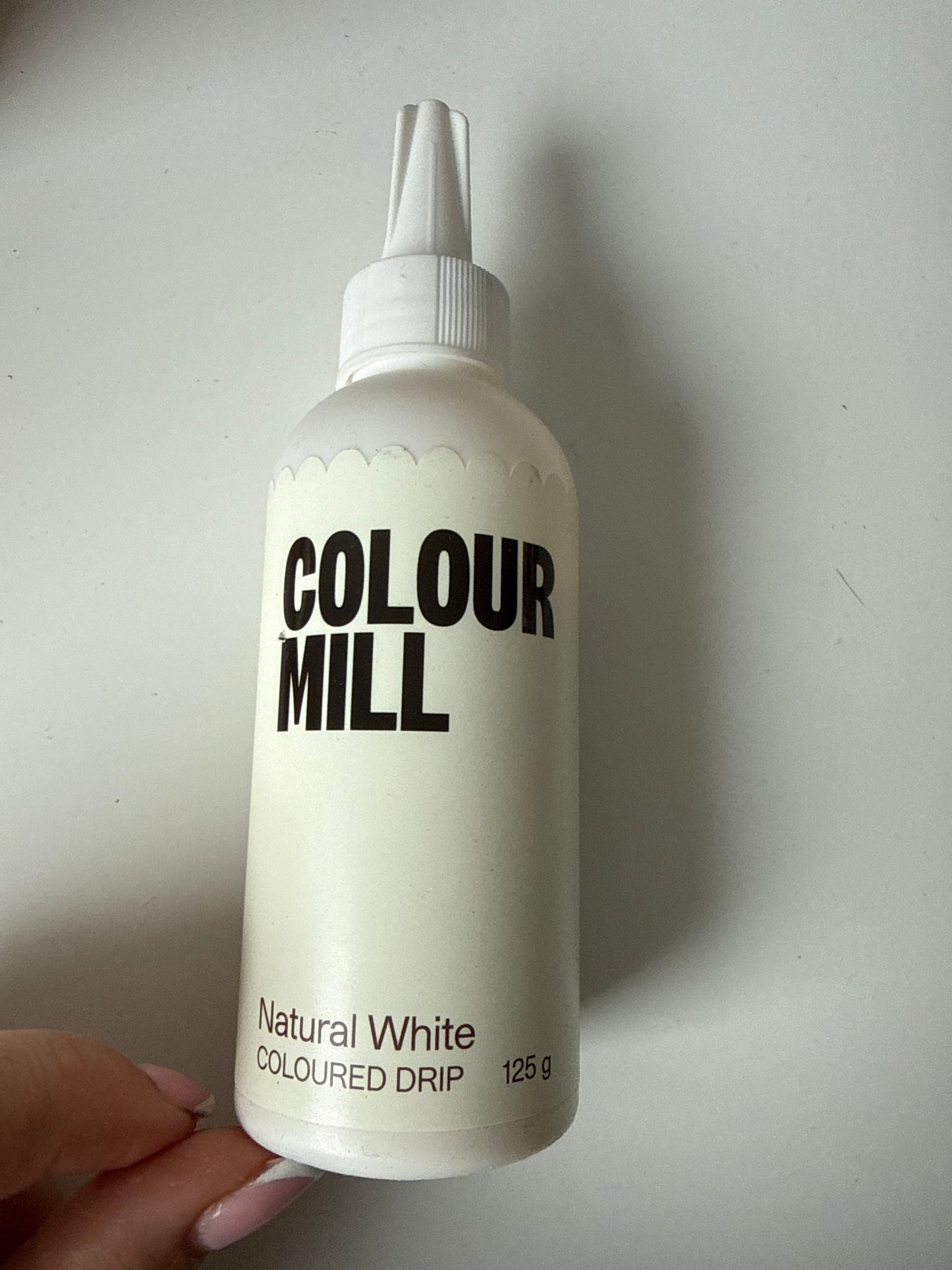 Colour mill - Natural white coloured drip 125g
