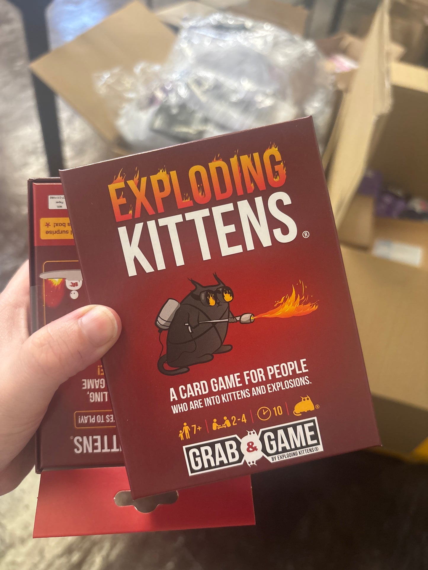 Exploding Kittens Grab Game