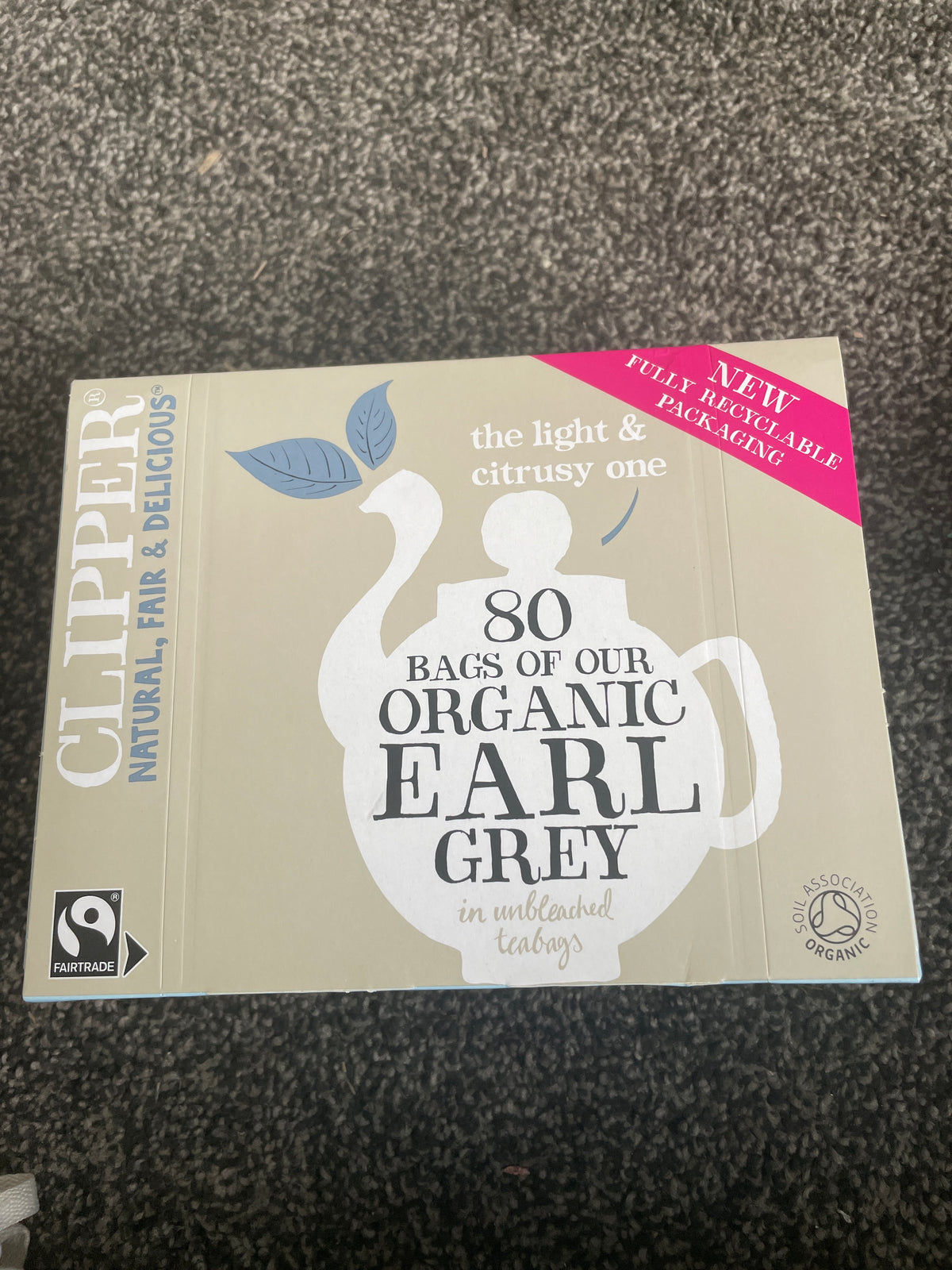 Clipper - Organic Earl Grey Tea Bags 80pk