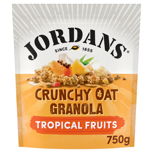 Jordans Granola Tropical;Breakfast Cereal;High Fibre 750g