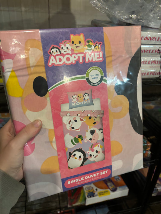 Adopt Me Single Duvet Set