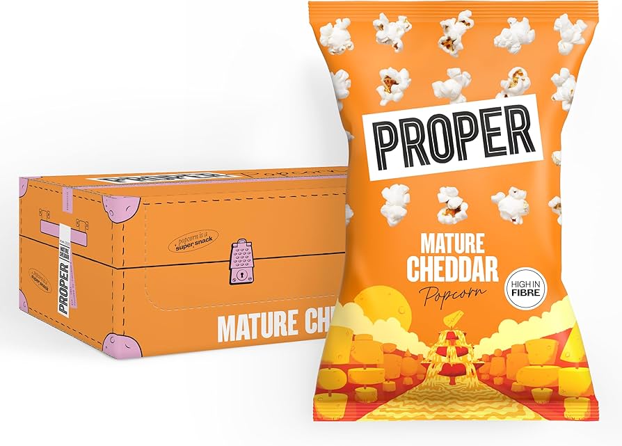 8 x Proper Popcorn Mature Chedder