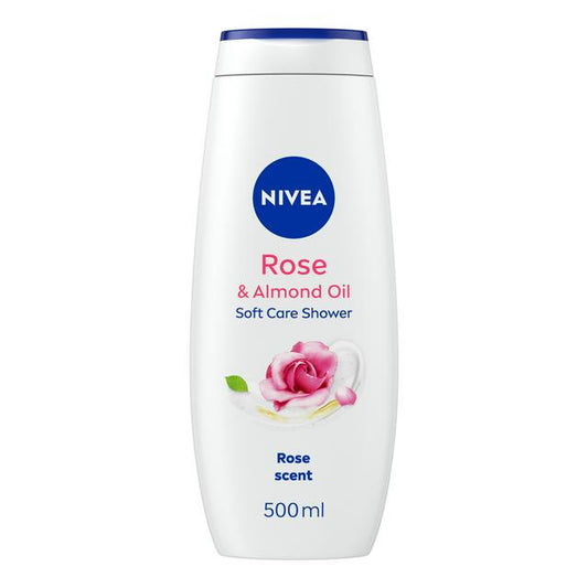 NIVEA Rose & Almond Oil Shower Cream 500ml