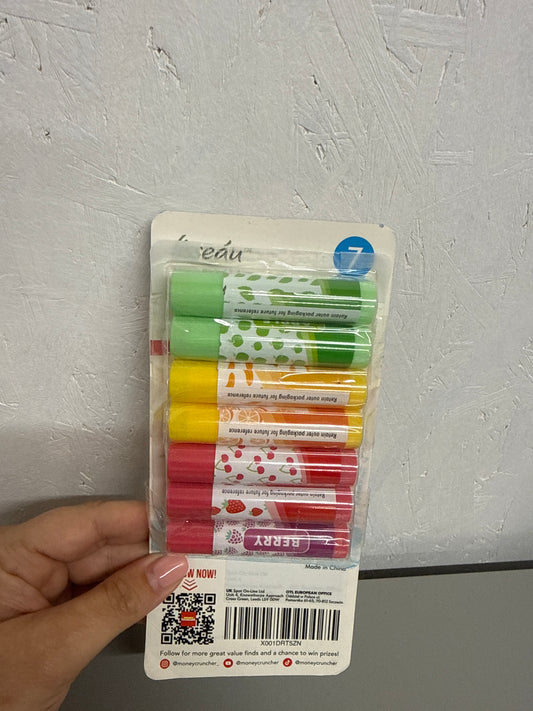Lisseau Lip balm Moisturising Flavoured Lip Balm Pack Of 7