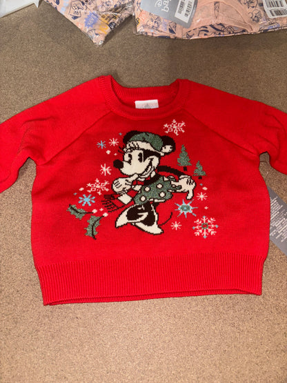 Disney Store Baby Christmas Jumper