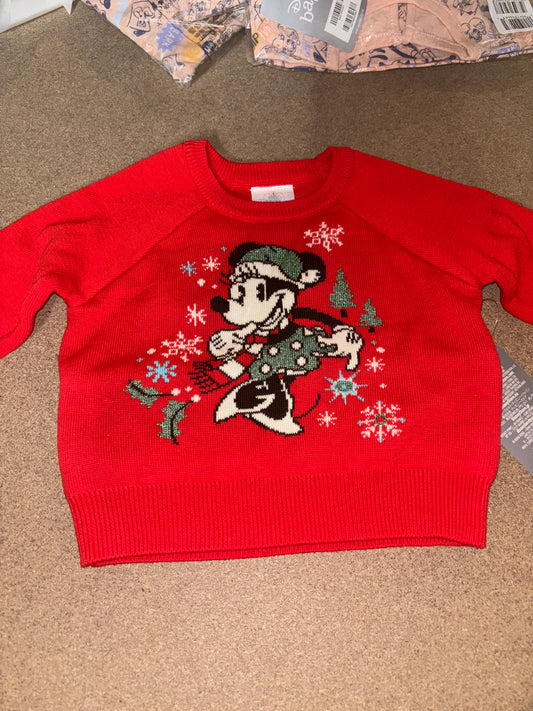 Disney Store Baby Christmas Jumper