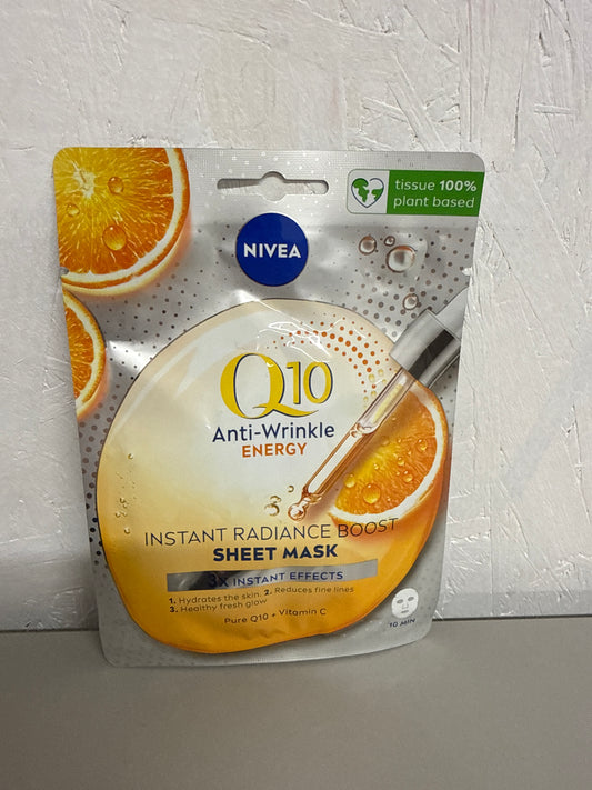 Nivea - Q10 Anti Wrinkle Energy - Sheet Mask