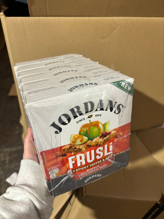 Jordans Frusli 6 x Sticky Toffee and Apple (32 bars)