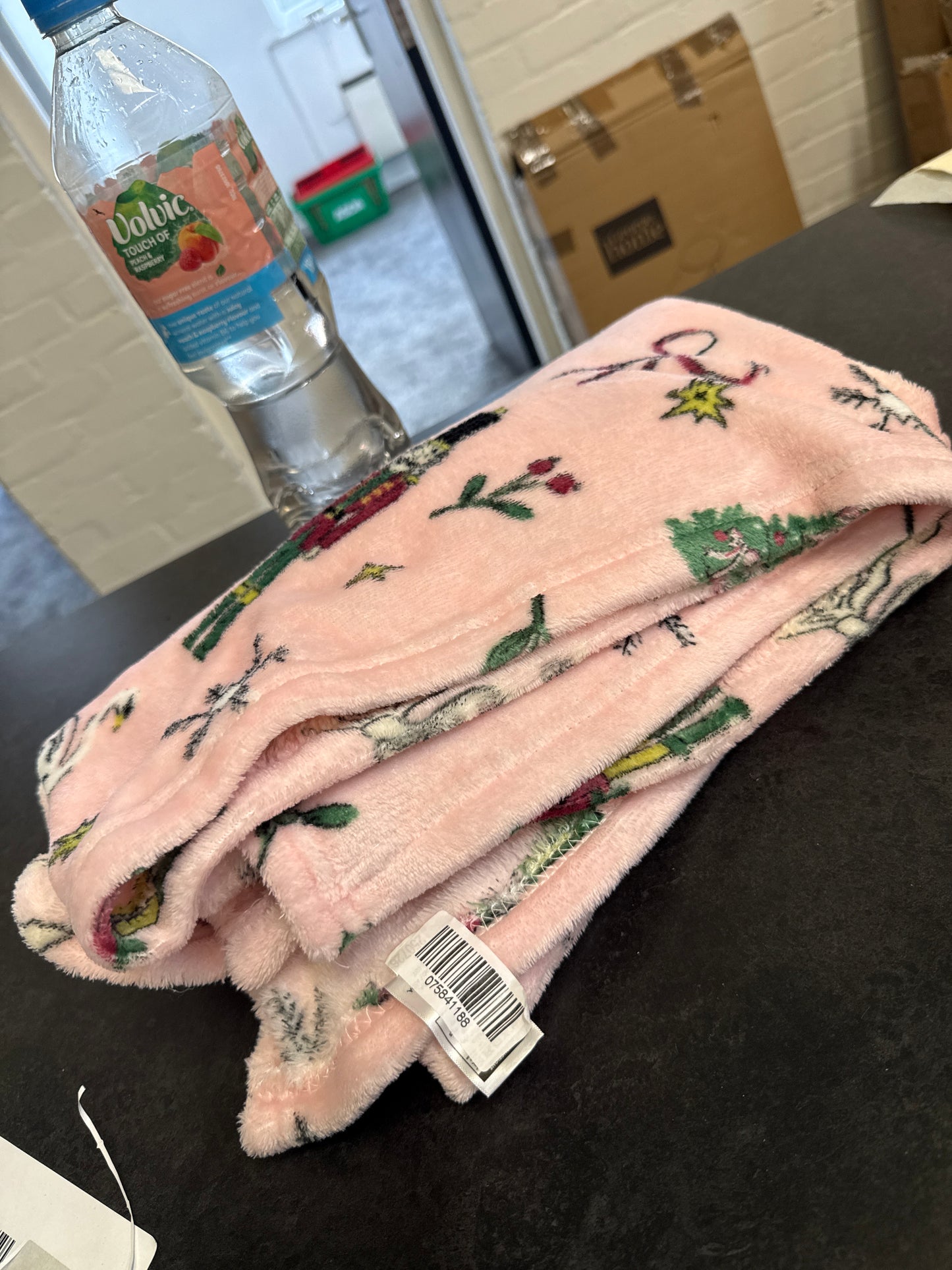 Pink Christmas blanket