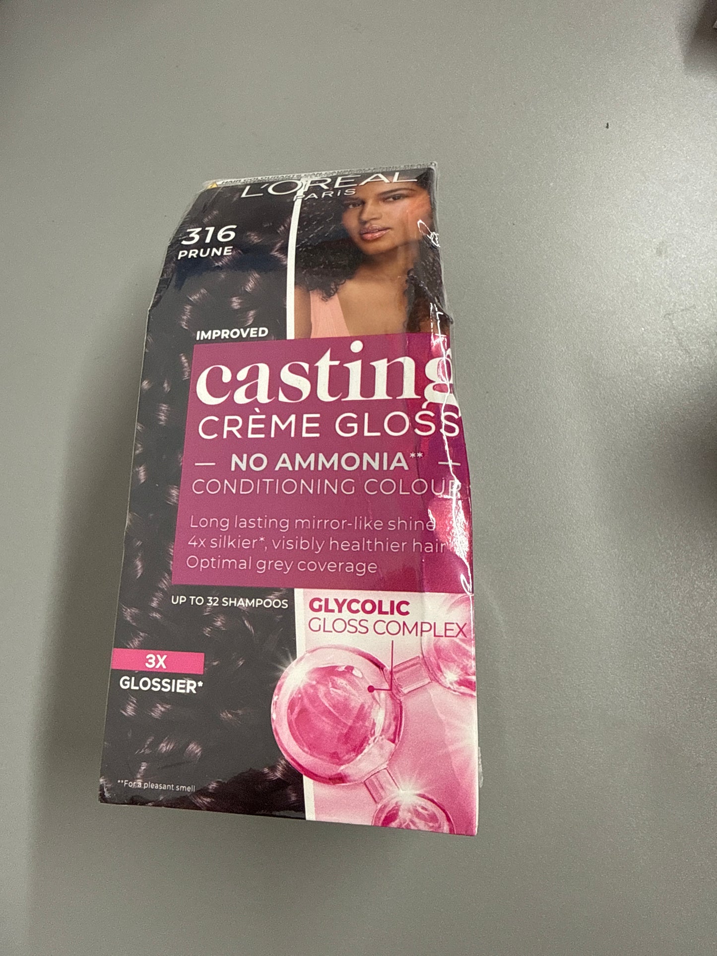 L'Oréal Paris Casting Crème Gloss, Semi-Permanent Hair Dye - Shade: 316 Prune