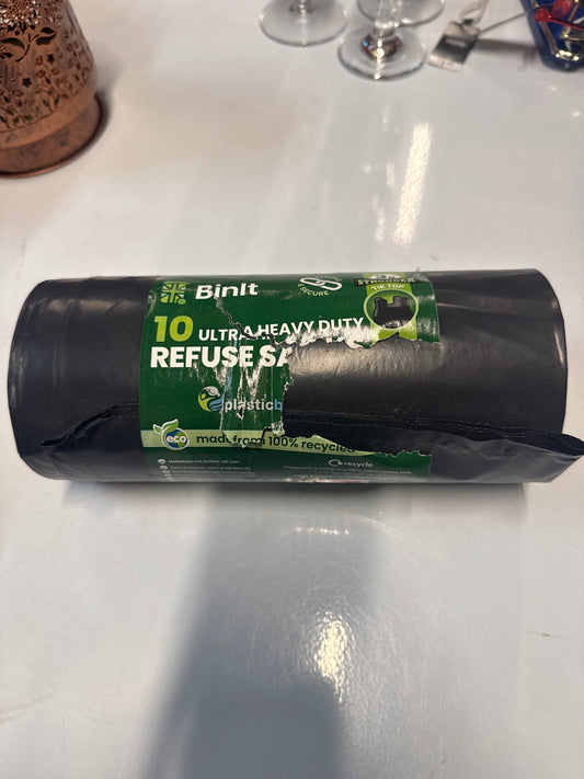 BinIt - 10 Ultra Heavy Duty Refuse Sacks