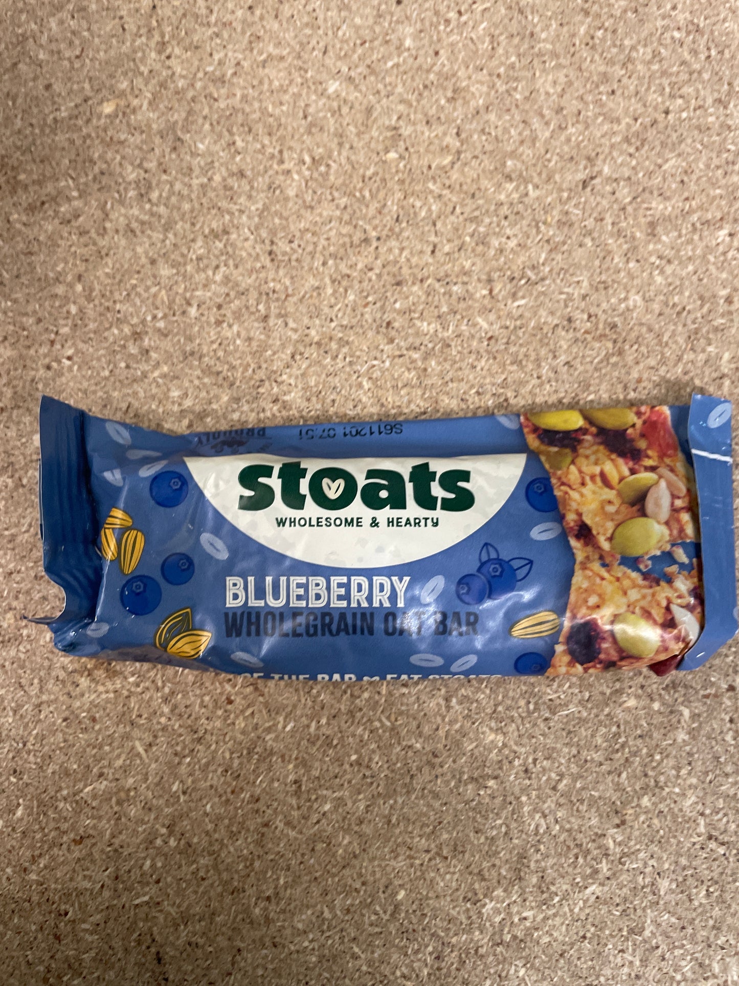 Stoats blueberry whole grain oat bar
