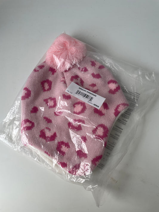 Amazon Essentials - Pink Leopard Hat (One Size)