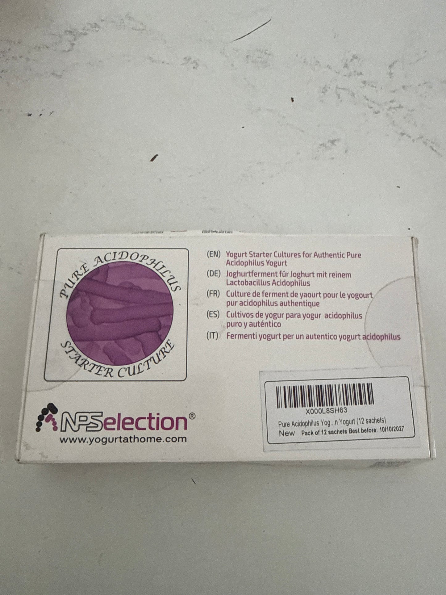 Pure acidophilus yogurt cultures