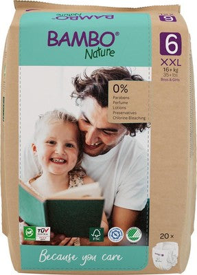 Bamboo 6 Nature 20pk