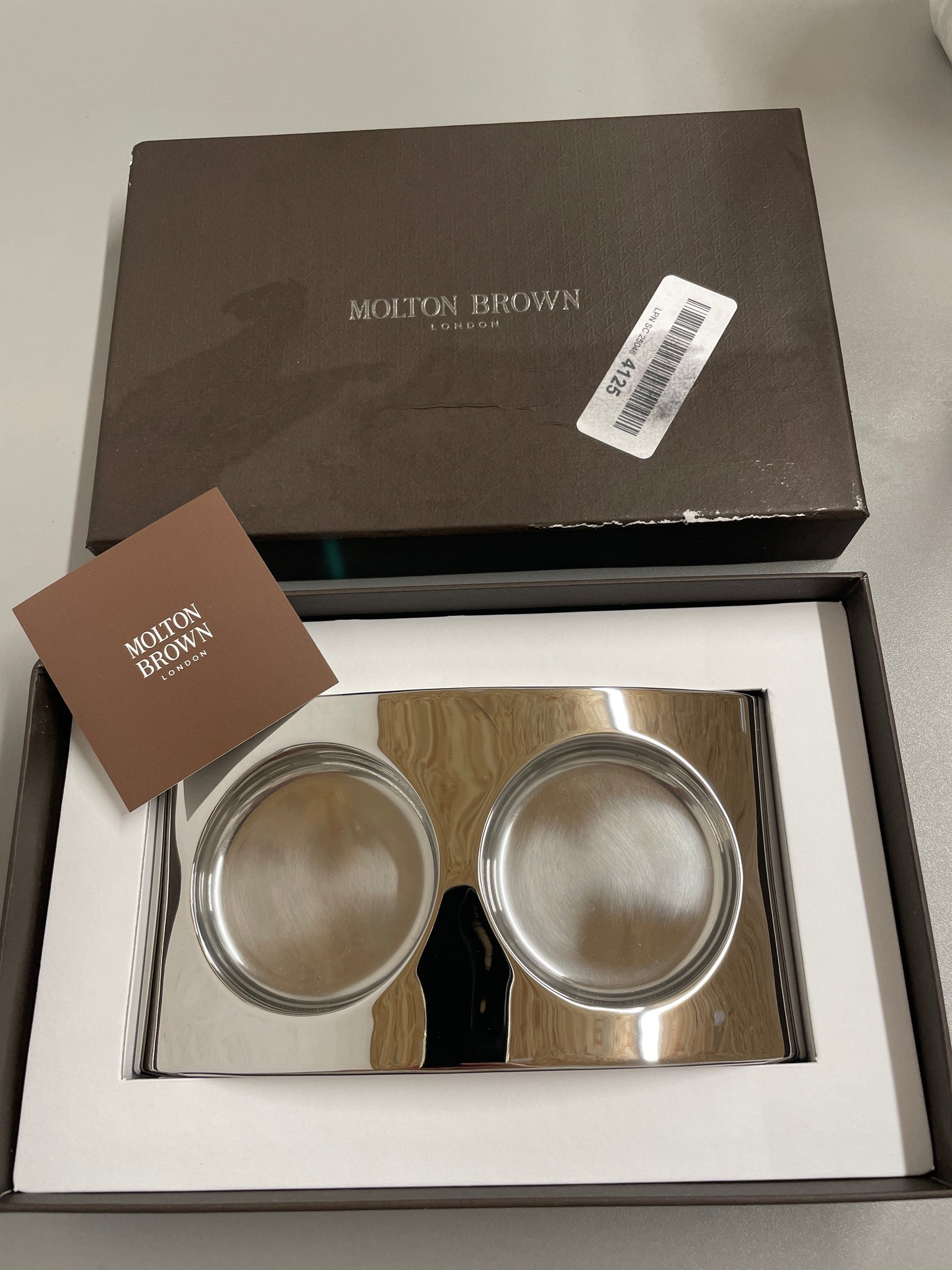 Molton Brown - Stainless steal elemental arc hand wash holder