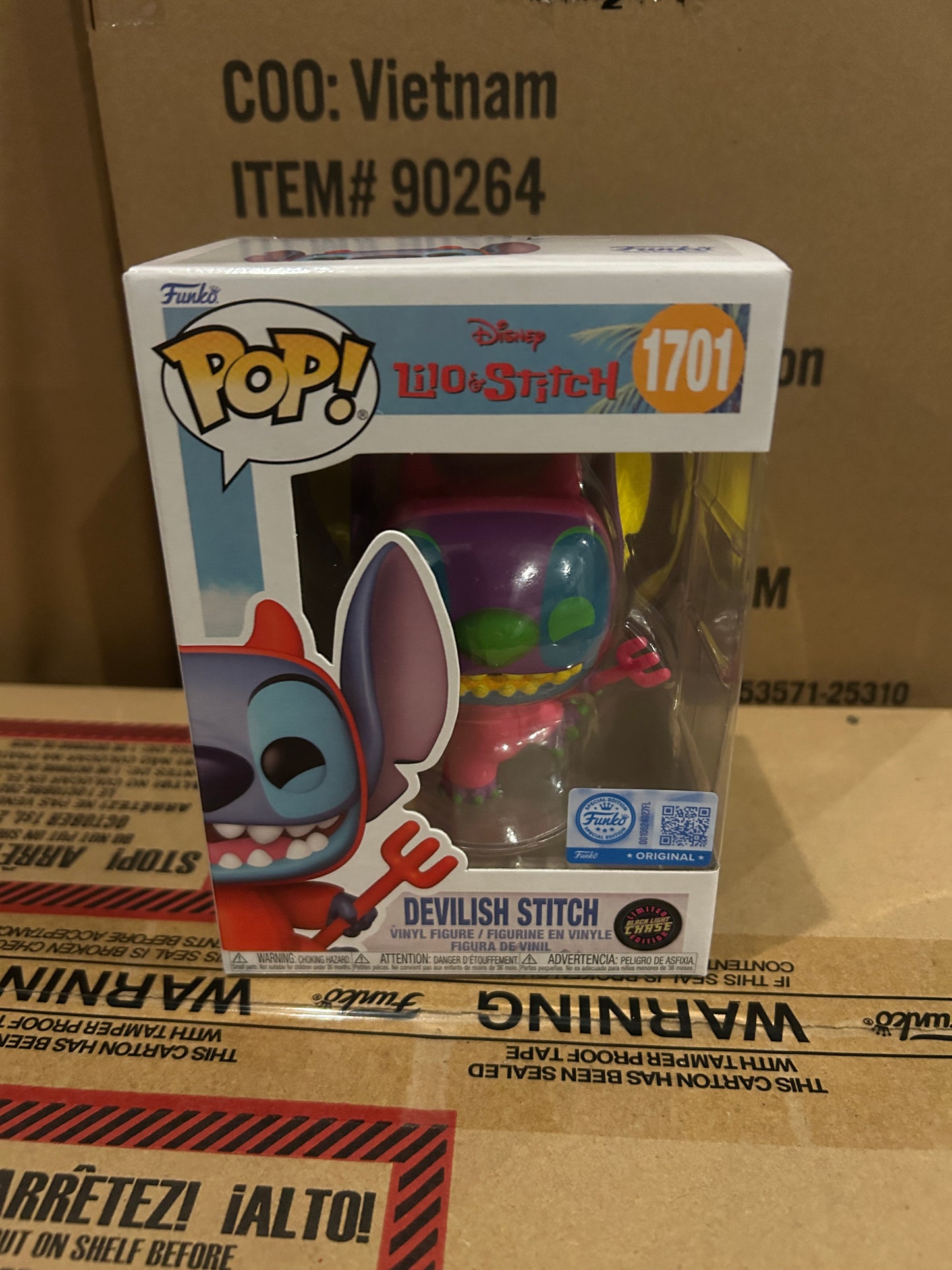 Devilish stitch chase Funko