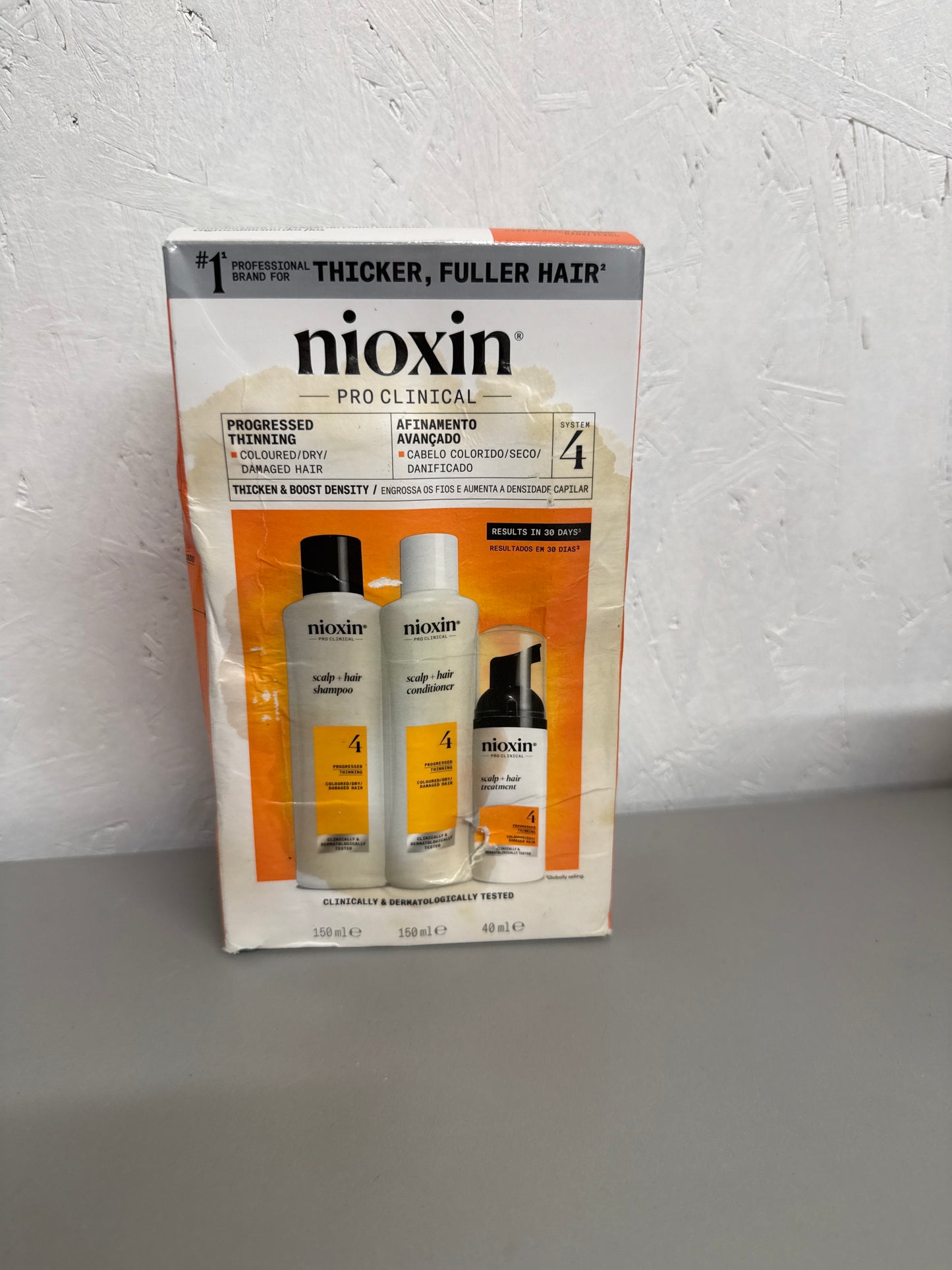 Nioxin System 4 - Hair Thickening System For Damaged Hair with Progressed Thinning