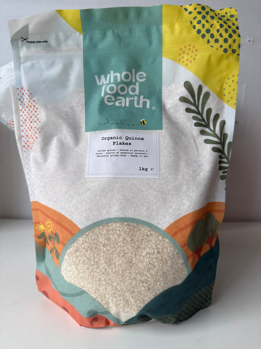 Whole Food Earth - Organic Quinoa Flakes 1KG
