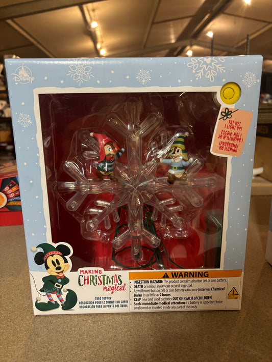 Disney Store Chip & Dale Tree Topper