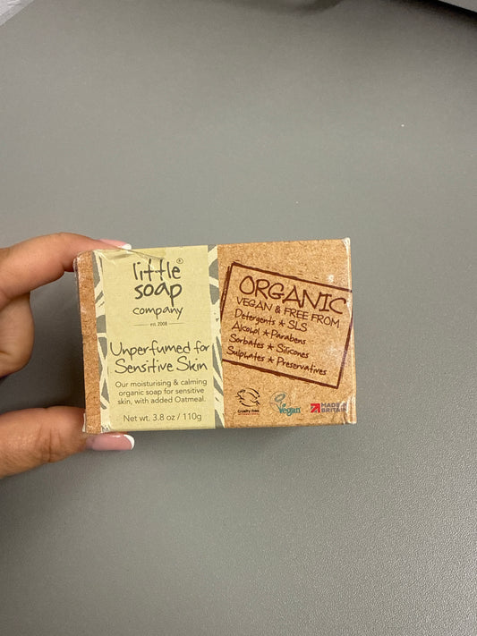 Little Soap Company Organic Bar Soap Unperfumed for Sensitive Skin