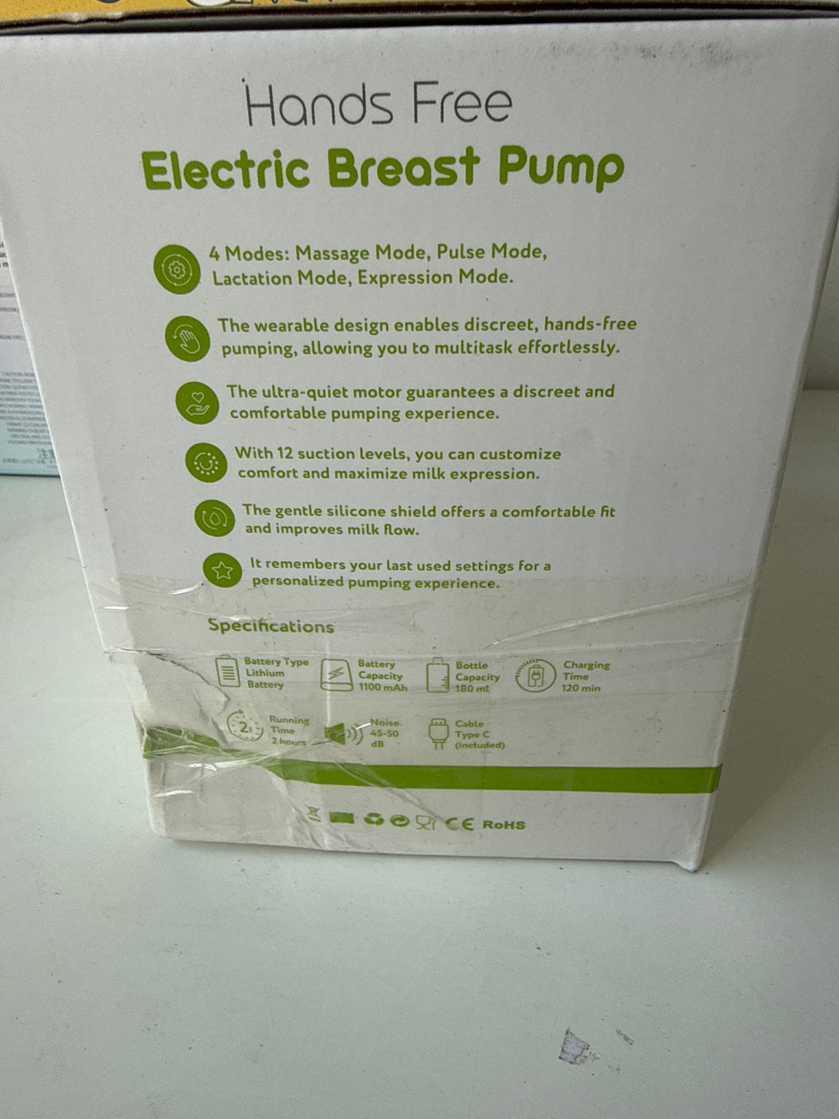 Hands Free Electric Breast Pump 2pk