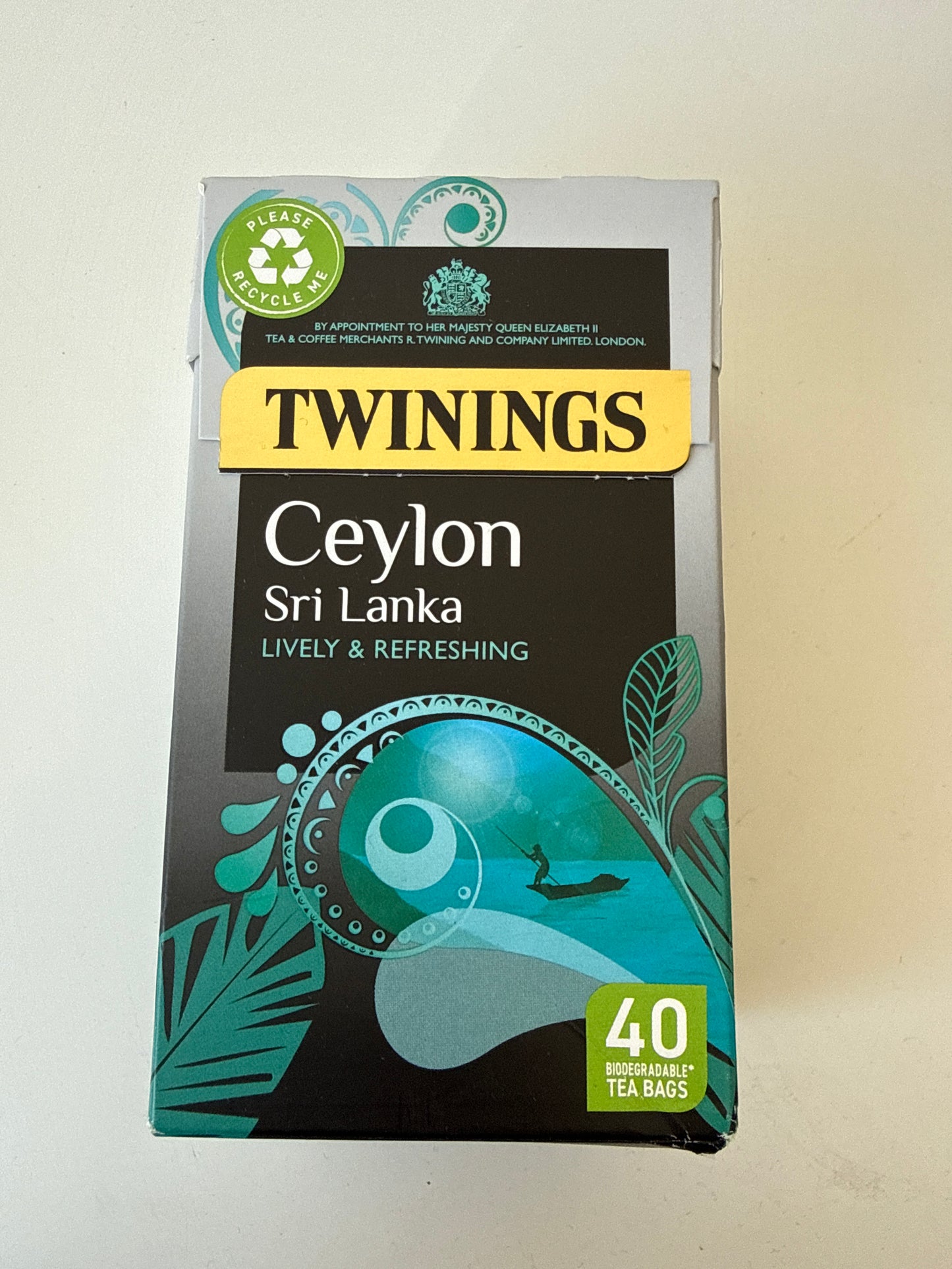 Twinings - Ceylon Sri Lanka 40 Tea Bags