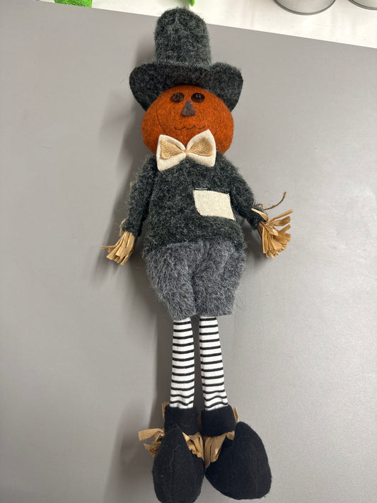 Halloween Pumpkin Head Scarecrow