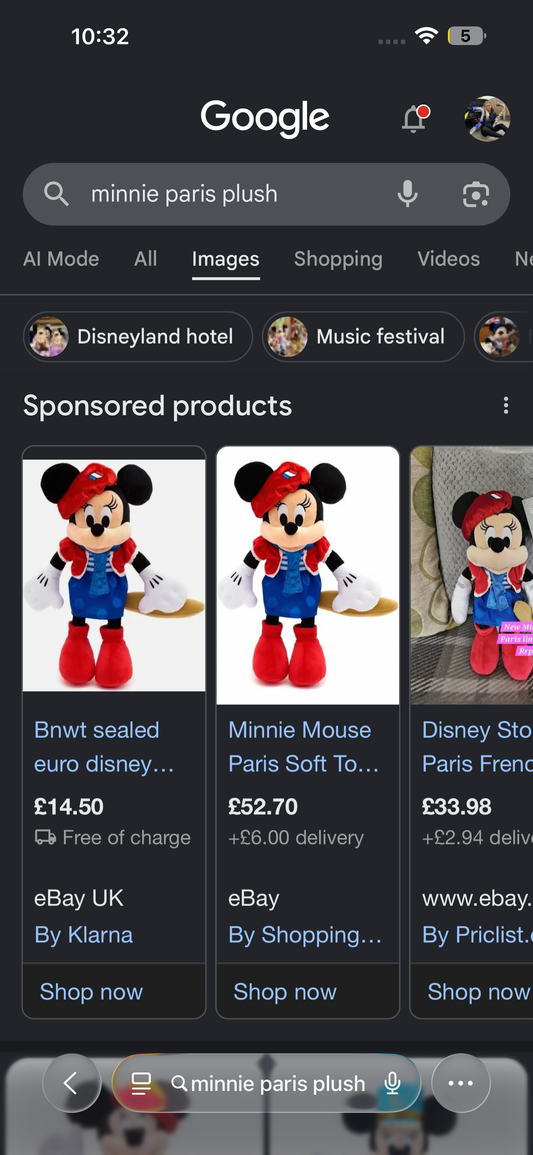 18 x Minnie Paris Plush