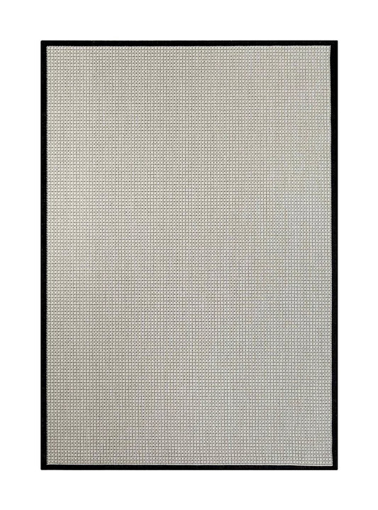 Homemaker Plain Border Indoor & Outdoor Rug Mono 160 x 230cm